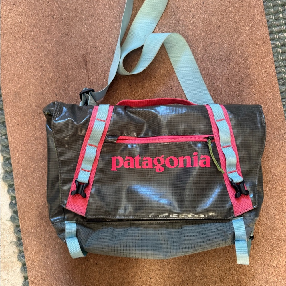 Patagonia Green and pink Messenger Bag